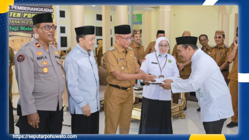 Pemda Pohuwato Gelar Doa Pemberangkatan Jemaah Haji, Wabup Iwan: Jaga Kesehatan dan Kekompakan