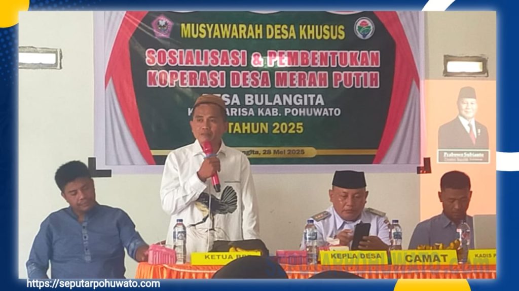 Kades Fendi Diange Ingatkan Pengurus Koperasi Desa Bulangita: Jangan Main-main Kelola Dana, Satu Rupiah pun Kita Diawasi