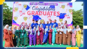 Inisiatif Komite Sekolah dan Orang Tua, Acara Penyerahan Siswa SMPN 1 Marisa Berlangsung Sederhana serta Meriah