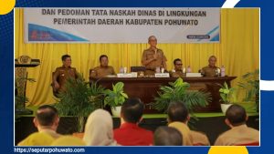 Sosialisasi Tata Naskah Dinas Digelar di Pohuwato, Seluruh OPD Diminta Terapkan Standar Administrasi