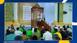 Jadi Khatib Salat Id, Kapolres Pohuwato AKBP Busroni Angkat Kisah Nabi Ibrahim as dan Nilai Keikhlasan