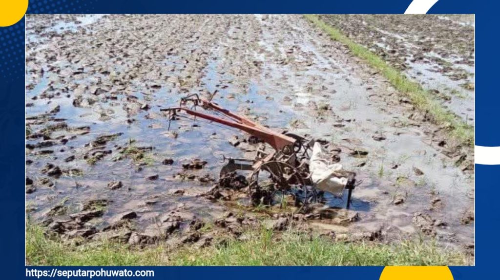 Tinggal Rangka, 4 Mesin Traktor Petani di Pohuwato Digondol Maling saat Bersiap Membajak Sawah