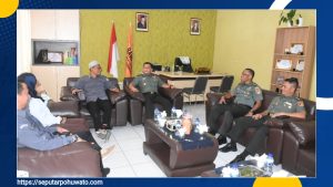 Danrem 133/NW Audiensi dengan Bawaslu Gorontalo, Perkuat Kolaborasi Pengawasan