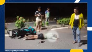 Berkendara Ugal-ugalan, Pria di Pohuwato Luka-Luka Usai Tabrak Mobil Minibus