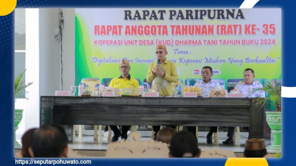Wabup Iwan Adam Puji Konsistensi KUD Dharma Tani Marisa Gelar RAT Tiap Tahun