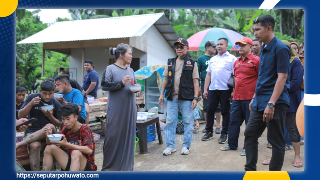 Pemda Pohuwato Hadir di Tengah Bencana, Wabup Iwan Adam Kunjungi Desa Tuweya dan Sampaikan Belasungkawa