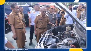 161 Unit Kendaraan Dinas Diperiksa Satu per Satu, Pemkab Pohuwato Awasi Penggunaan Aset