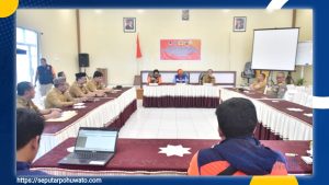 Pemkab Pohuwato dan BNPB Gelar Rapat Penanganan Banjir, Bupati Saipul: Fokus Utama Tempat Tinggal dan Ekonomi Warga