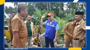 Banjir Rusak Lahan dan Rumah Warga, Bupati Saipul Desak Balai Sungai Percepat Penanganan Tanggul Sungai Lemito