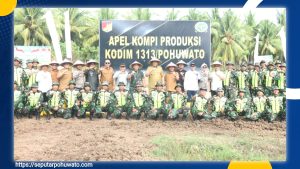 Kodim 1313 Bentuk Kompi Produksi, Gubernur Gorontalo: Ini Investasi Ketahanan Pangan