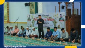 Masjid Agung Baiturrahim Dipadati Jamaah, Pemkab Pohuwato Gelar Doa dan Tausiah Menyambut Tahun Baru Islam