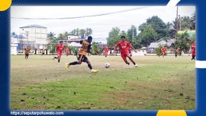 Kodim 1313 dan Polres Pohuwato Tunjukkan Soliditas Lewat Pertandingan Sepak Bola Persahabatan