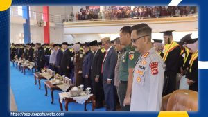 Kombes Pol Desmont Harjendro Ucapkan Selamat kepada Ratusan Wisudawan Universitas Gorontalo