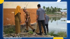 Tindak Lanjut Instruksi Bupati soal Ruang Kelas Belajar yang Rusak, Wabup Iwan Adam Turun Langsung ke SDN 09 Bulili