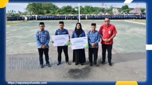 Siti Husin dan Amri Rahman Terima Santunan JKM, Pemkab Pohuwato Apresiasi BPJS Ketenagakerjaan