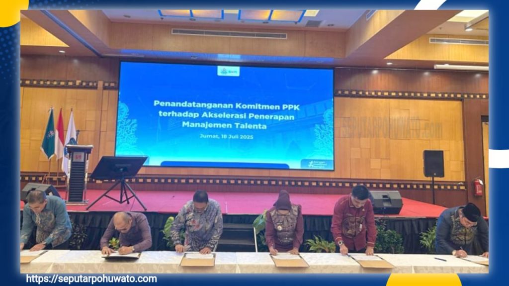 Bupati Pohuwato Teken Komitmen Manajemen Talenta ASN di Seminar Nasional BKN Manado