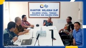 Optimalkan Pajak Daerah, Sekda Iskandar Datau Koordinasi ke Kanwil DJP Suluttenggomalut