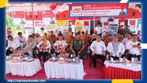Wabup Iwan Adam Hadiri Peresmian Serentak Koperasi Desa Merah Putih oleh Presiden Prabowo