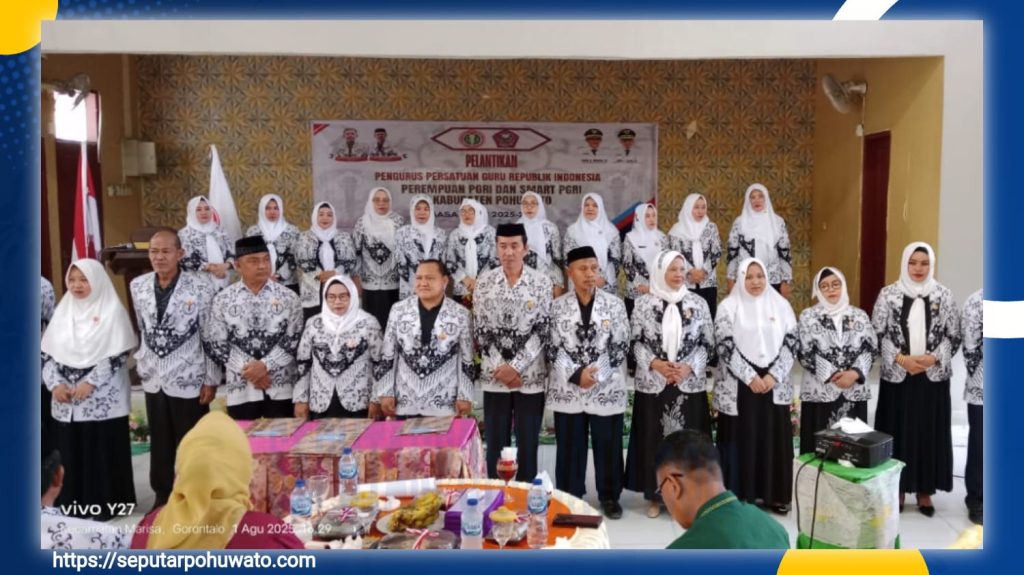 Pengurus PGRI Pohuwato 2025-2030 Resmi Dilantik, Target Perjuangkan Hak dan Aspirasi Para Guru