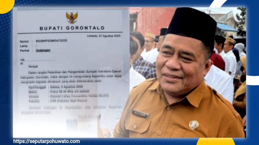 Sugondo Makmur, Dari Guru Bahasa Inggris di SMP Negeri 2 Marisa Kini Jadi Sekda Kabupaten Gorontalo