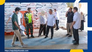 Stok Aman, Wakil Bupati Pohuwato Tinjau Kesiapan Bulog Salurkan SPHP