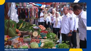 Harga Bahan Pokok Masih Wajar, Bawang Merah Jadi Catatan Saat Sidak Pasar Pohuwato