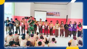 Dandim Letkol Inf Madiyan Surya Beri Motivasi Generasi Muda Lewat Kemah Besar Pramuka Pohuwato