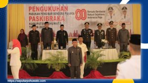 30 Anggota Paskibraka Pohuwato 2025 Resmi Dikukuhkan, Wabup Iwan: Kami Bangga pada Kalian