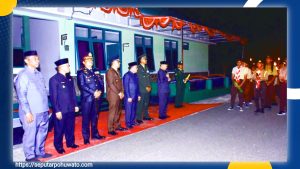 Pawai Obor Semarakkan Taptu HUT ke-80 Kemerdekaan RI di Pohuwato