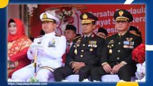 Khidmat, Danrem 133/NW Ikuti Upacara Peringatan HUT ke-80 RI di Rumah Dinas Gubernur Gorontalo