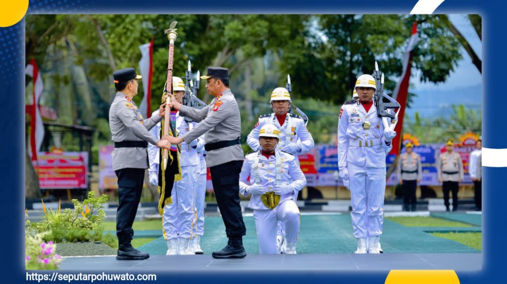 Pataka Polda Gorontalo Beralih, Irjen Widodo Janji Perkuat Kedekatan dengan Masyarakat