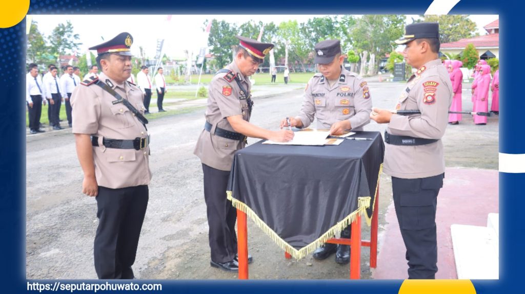 Rotasi Jabatan di Polres Pohuwato, Ini Daftar Lengkap Perwira yang Sertijab