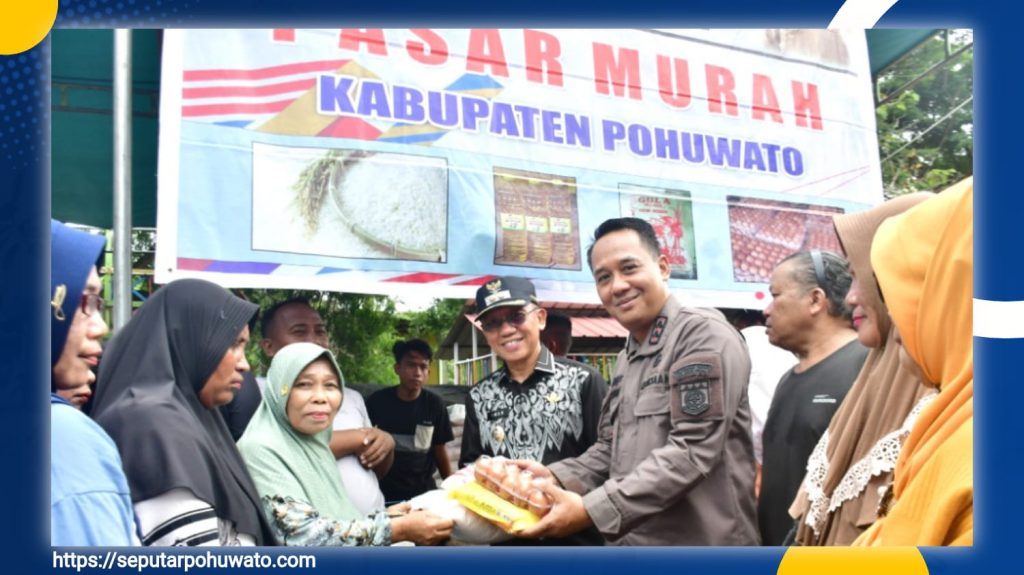 Wabup Iwan Adam Sebut Pasar Murah Kejari Pohuwato Sangat Membantu Masyarakat