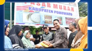 Wabup Iwan Adam Sebut Pasar Murah Kejari Pohuwato Sangat Membantu Masyarakat