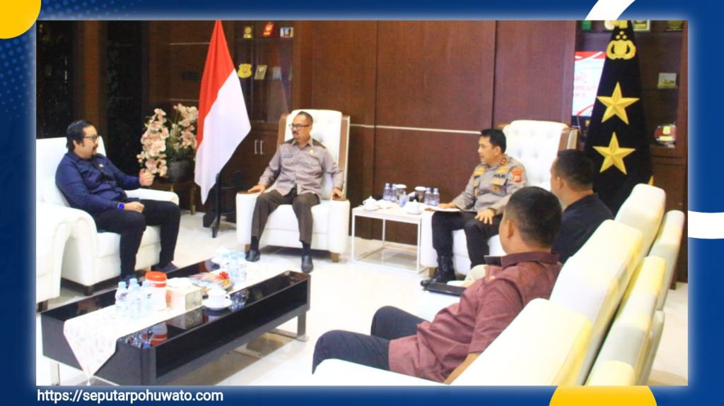 Suasana Akrab, Kapolda dan Ketua Deprov Gorontalo Sepakat Jaga Kamtibmas, Begini Kesepakatannya