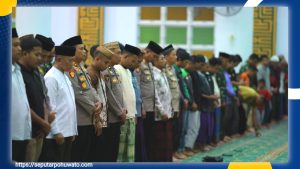Forkopimda dan Komunitas Ojol Pohuwato Kompak Gelar Sholat Ghoib untuk Indonesia