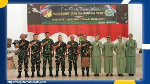 Danrem 133/NW Tekankan Profesionalisme Prajurit Saat Pimpin Sertijab Kasiter dan Kasiren