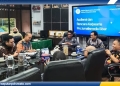 Suasana pertemuan antara Pengurus DPP PJS dengan pimpinan FDIKOM UIN Syarif Hidayatullah Jakarta, Kamis (04/05/2025).