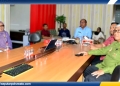 Rapat Koordinasi yang dipimpin Sekdaprov Sofian Ibrahim tentang Kesesuaian Tata Ruang untuk pembentukan 22 KODAM baru di jajaran TNI AD tahun anggaran 2025 - 2029 secara daring. (Foto: Kominfotik)