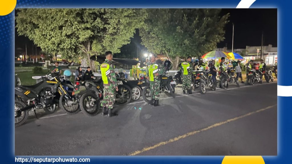 Banser, Komcad, hingga Karang Taruna Ikut Patroli Bersama TNI di Pohuwato