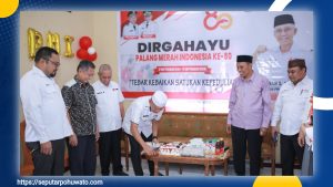 PMI Pohuwato Rayakan HUT ke-80, Wabup Iwan Ajak Tebar Kebaikan