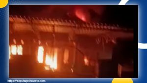 BREAKING NEWS: Kantor Desa Molamahu di Paguat Pohuwato Terbakar, Diduga Korsleting Listrik