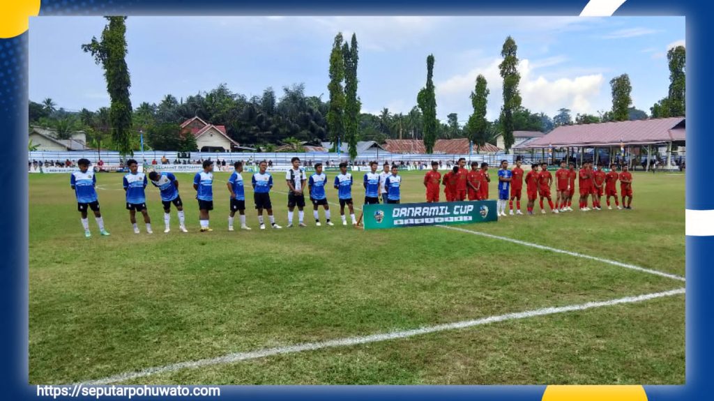 Danramil Cup 2025 Resmi Dibuka di Popayato, Total Bonus Rp50 Juta Diperebutkan