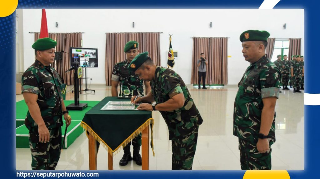 Tak Hanya Sertijab, Korem 133/NW Juga Umumkan Kenaikan Pangkat Besar-besaran!