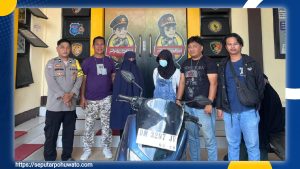 Viral di Medsos, Dua Pemuda Gorontalo Tertangkap Usai Pamer Motor Curian