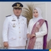 Foto: Camat Paguat Andri AR Pakilie, S.STP., M.Si bersama Istri Lia Fadilla, S.ST.Par, usai Sertijab Camat, belum lama ini (Dok.Andri)