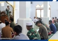 Anggota Kodim 1315/Kabupaten Gorontalo Serka Laode Kalawara jadi Khatib Jum'at (Dok.Korem 133/NW)