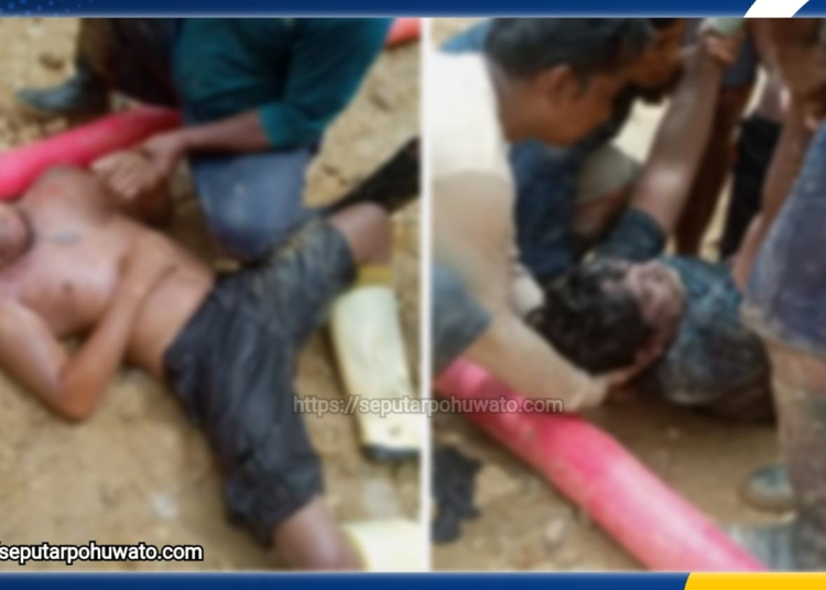 Dua Penambang Tewas Tertimbun material di lokasi tambang Bulangita, Kamis (30/10/2025)