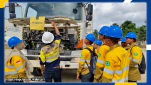 Dibimbing Trainer Profesional, 8 Anak Muda Pohuwato Dilatih Jadi Operator Dump Truck Pani Gold Mine