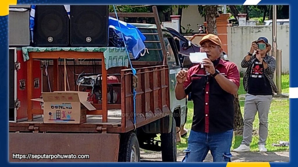 Tak Terima Penambang Terus Jadi Korban, Gasspoll Pohuwato “Sikat” Pemerintah dan Aparat di Aksi Demo
